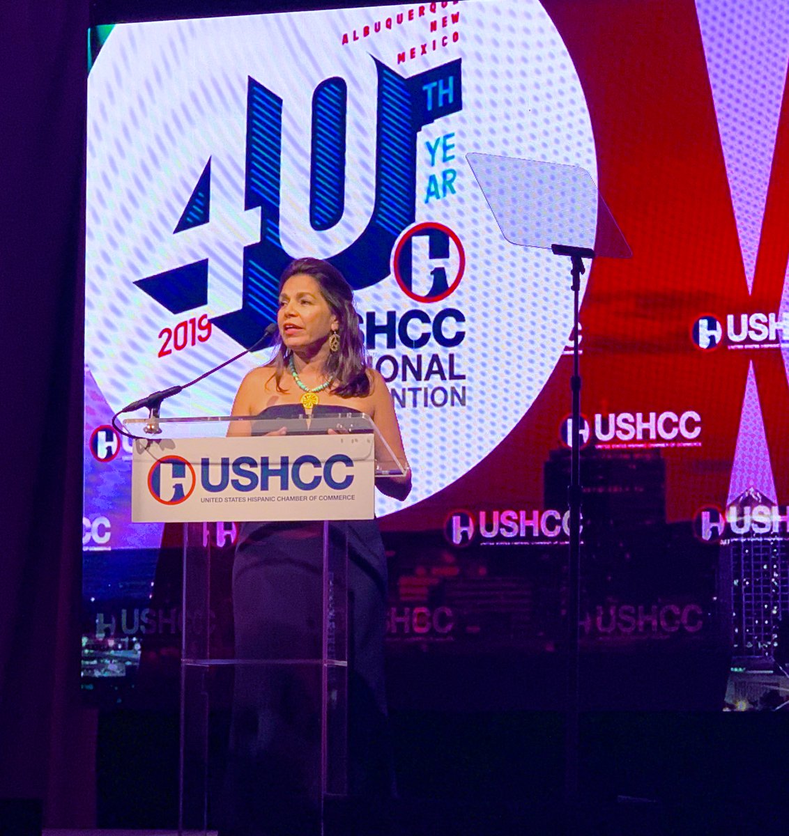 USHCC's tweet photo. Monika Montilla on the future of the USHCC Foundation and programs! @Alturacap So much to look forward to! #USHCC40 https://t.co/UCZZKS7C9h