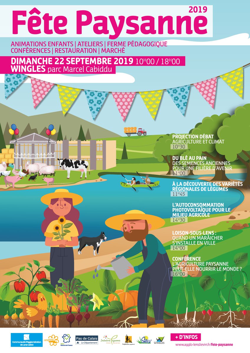 C'était dimanche (et il ne pleuvait pas) !😅La fête paysanne de #Wingles : des projections, des débats, des produits fermiers et un atelier #sportsanté pour faire bouger petits et grands sur notre tapis de #danse connecté ! 
Merci à <a href="/AggloLensLievin/">Agglo Lens-Liévin</a> pour sa confiance renouvelée🤗