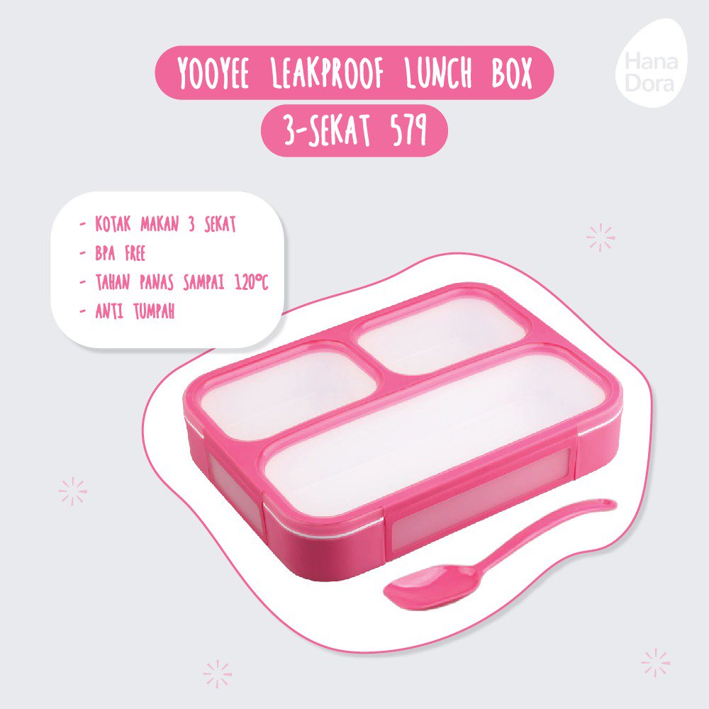 Hanadora_com's tweet photo. Mau bawa makanan untuk baby dengan jenis makanan yang berbeda-beda? Moms membutuhkan lunchbox dengan 3 sekat seperti Yooyee Leakproof Lunch Box 3-Sekat 579
Moms bisa membeli lunchbox anti-bocor ini di https://t.co/RjOhsAEz0q atau WhatsApp: 0816970677.
.
.
.
.
.
#hanadora #yooyee https://t.co/QVBNnrGwL5