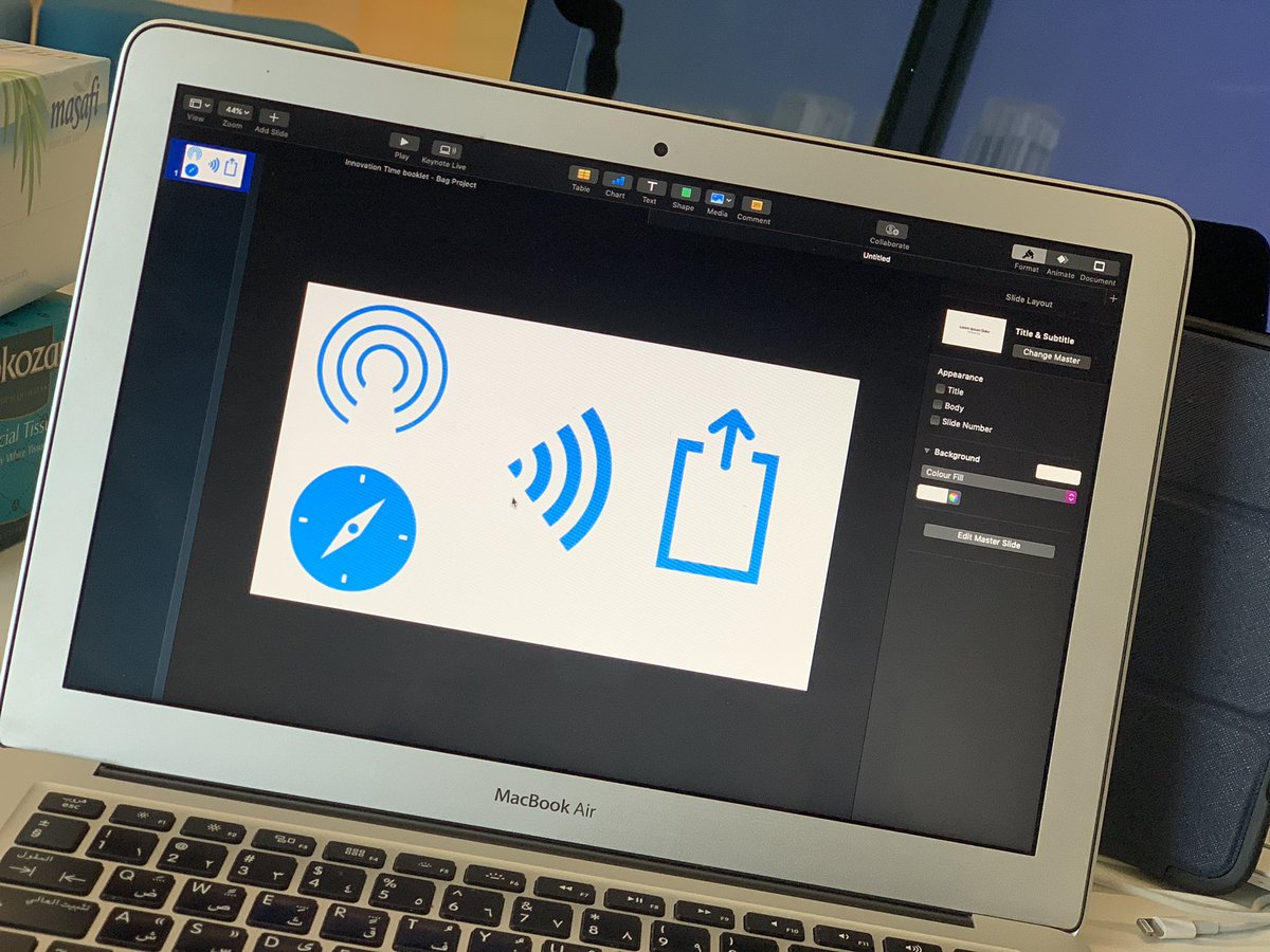 MrsWraithmell's tweet photo. I’ve been making use of #BreakApart using #AppleKeynote today to make table signs for my classroom I now have an airdrop and share symbol as part of my shapes! 🤗 #ILoveKeynote #ADE2019 #Apple #ADE #Differentiation #TableSigns https://t.co/INu5nLiECg