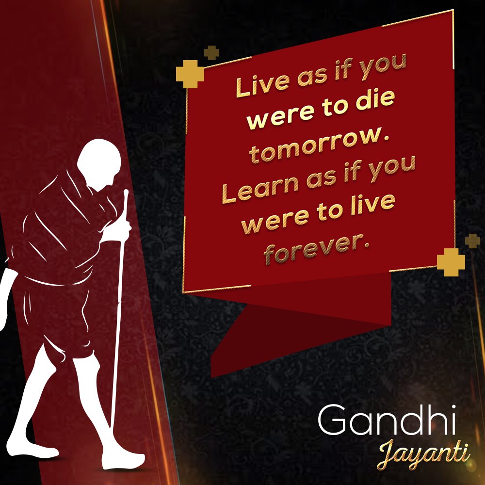 mnplustv's tweet photo. Celebrating 150 years of Gandhi with his #WordsOfGold.
Which quote inspires you the most? #GandhiJayanti #150YearsOfGandhi https://t.co/ISbeomX5vl