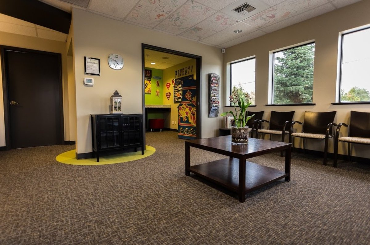 #Waitingarea and #kidsroom at #SpokaneValley #dentist DaBell &amp; Paventy #Orthodontics