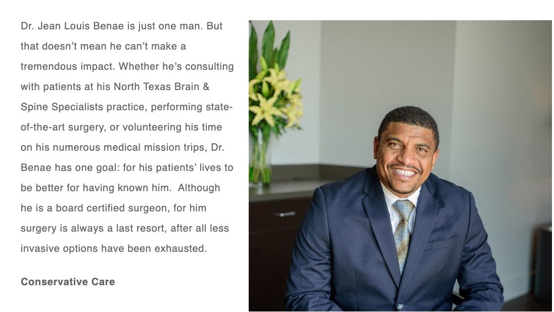methodistmck's tweet photo. Our very own Dr. Jean Louis Benae was featured in Living Magazine. Read more about him and his practice by clicking below. @livingmagazine #drbenae #whoweare #spine #neurology https://t.co/aJmKBwTQJJ https://t.co/Ev8juULYts