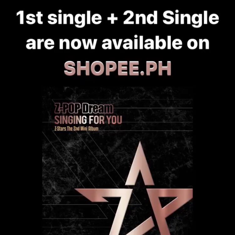 stanzstars's tweet photo. GalaxZ PH! 🙌🏼

We can finally order Z-Stars' album on Shopee! All that Ads of Shopee interfering my music video streaming finally paid off 😂 

#ZPop #ZPopDreamProject #ZStars #ZBoys #ZGirls #GalaxZ #Shopee 

#wemisszstars 

link: https://t.co/7Cwfx7shVW… https://t.co/BmOX2mnsbj