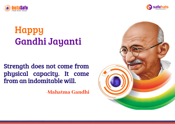 Happy Gandhi Jayanti #Gandhi150 #SatyamevaJayate