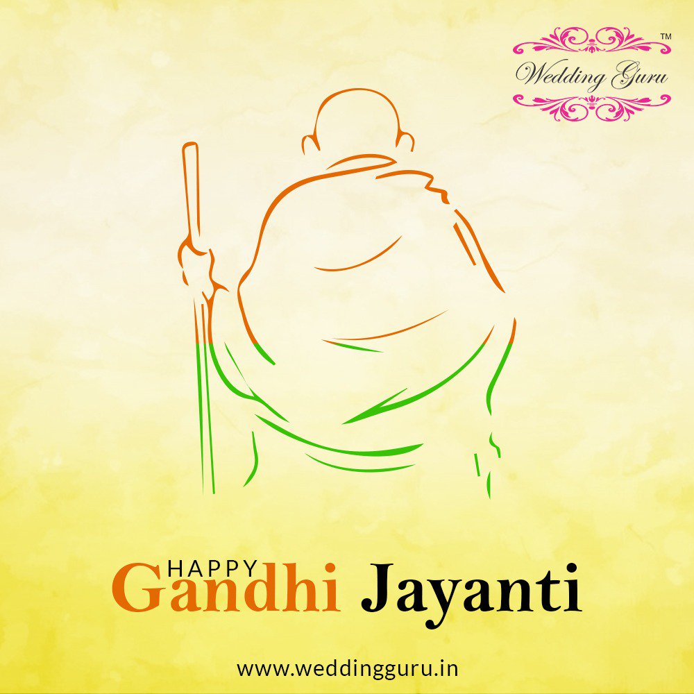 weddingguru's tweet photo. Happy Gandhi Jayanti
.
.
.
#gandhijayanti #gandhi #mahatmagandhi #india #happygandhijayanti #bhapu #rastrpita #gandhiji #weddingguru https://t.co/oOEzNeahFS