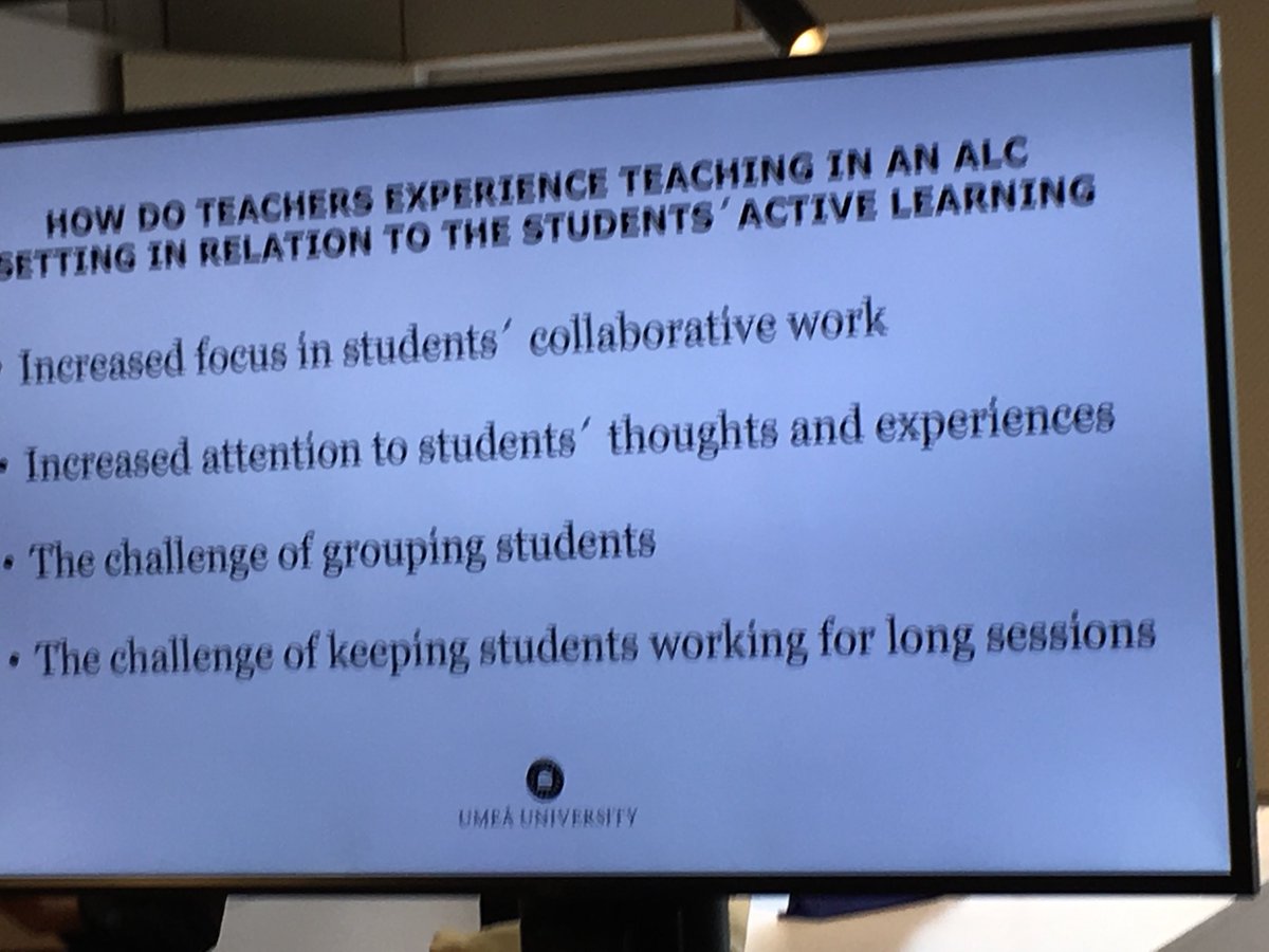 EDU_Colin's tweet photo. Swedish ALC "active learning classroom" and the challenges encountered by ⁦@TievaAse⁩  rom Umeå University way north of here in Melbourne! ⁦@projectILETC⁩ #transitions19 https://t.co/P6jHivplwc