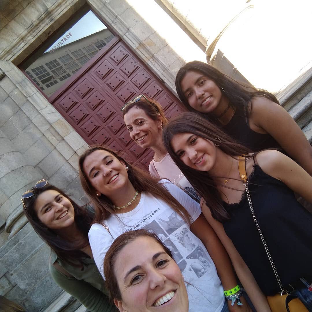 Ya en la <a href="/UniversidadeUSC/">USC</a> y con muchas ganas
#CETSantiago #Compostela #SantiagoDeCompostela #elCETlomejor