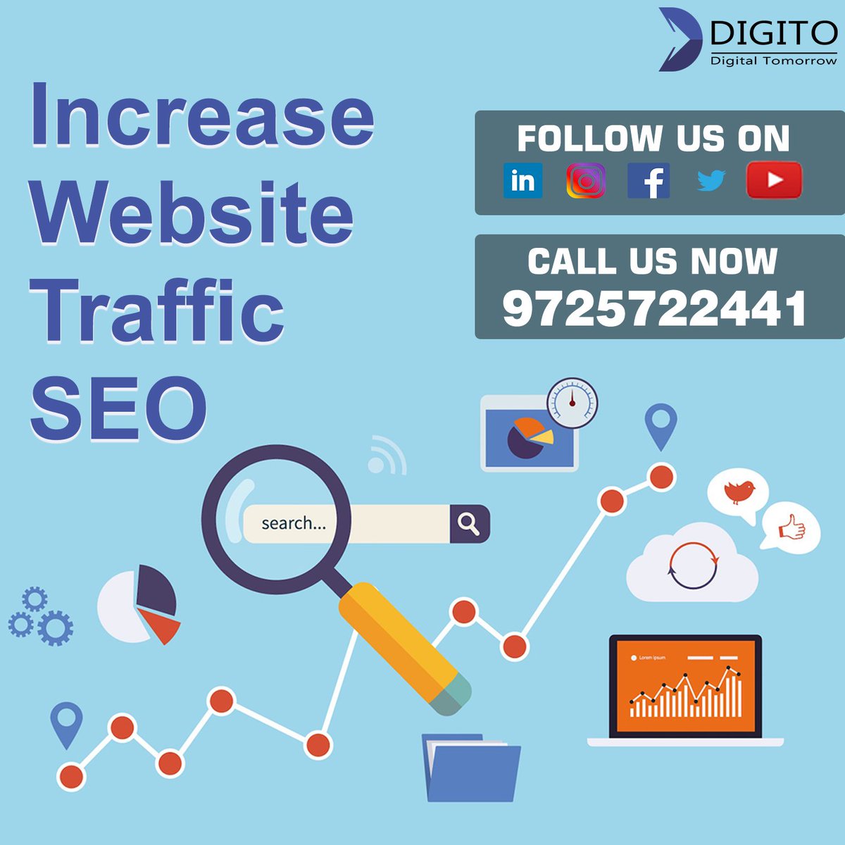 digitopvtltd's tweet photo. Increase Website Traffic SEO.
https://t.co/VlZKqLierd
#DigitalMarketing #SEO #SearchEngineOptimization #Vadodara #DigitalMarketingServices #Website #WebDevlopment #SMM #SEOAgency #Content #SEOServices #DigitalMarketingStrategy #Digito #DigitoUpdate #DigitoWebServices https://t.co/DsSpfa9lFp