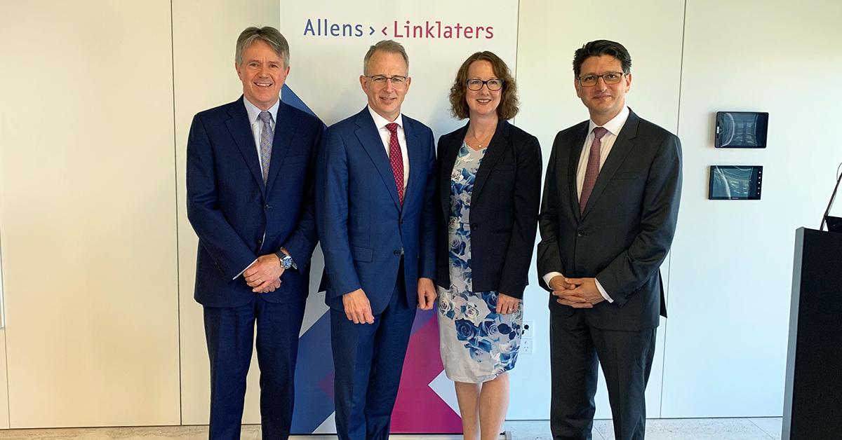 We were delighted to host today's <a href="/AusChamber/">tourismtowns</a> panel event with <a href="/PaulFletcherMP/">Paul Fletcher</a> to discuss how the rollout of #5G mobile technology will be transformative for business. Also on the panel was Jane van Beelen from <a href="/MobilesAus/">AMTA</a> and Allens Partners Ian McGill and Andrew Mansour.