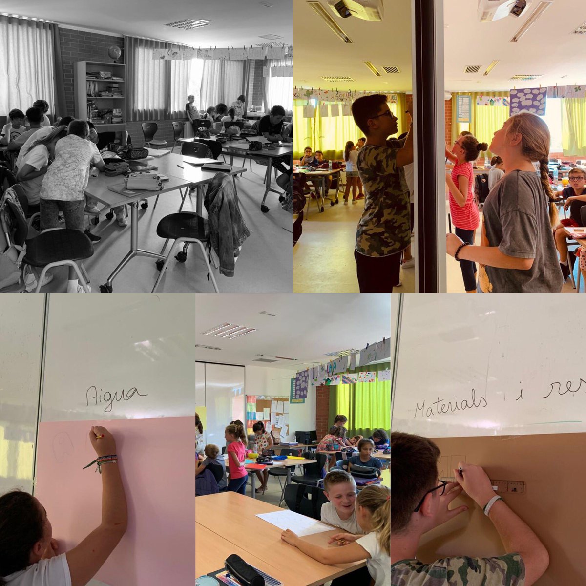 Cemporda's tweet photo. Ahir, els alumnes de #5èprimcee1920 vam iniciar el projecte BENESTAR A L’ESCOLA, que treballa els Vectors de la Sostenibilitat #apt #teideprojectes i els de 1resocee1920 #apt el #projecte HOMINITZACIÓ I HUMANITZACIÓ. @WeerasLearning https://t.co/Wr4cNJLuma