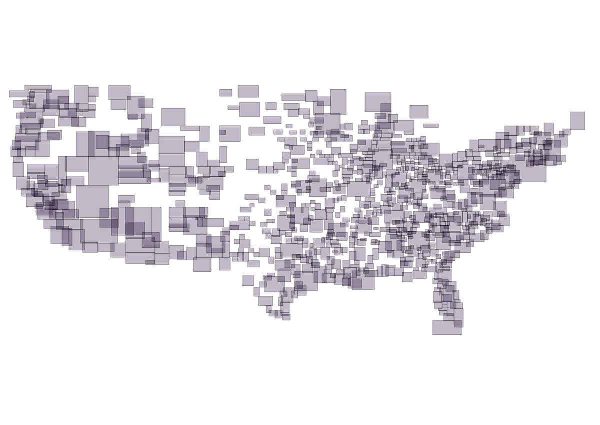 mike_babb's tweet photo. bounding boxes of metros in the 48 states #maptober https://t.co/9oOMv16cWm