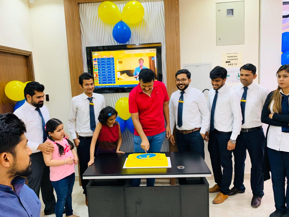 eiiexchange's tweet photo. Dear Customers, Thank you for your support.
1st Year Anniversary celebration of our Grand Mall branch, Sharjah on 1-Oct-19. @eiiexchange
#EmiratesExchange #GrandMall #Sharjah #anniversary https://t.co/uuIrJefBar