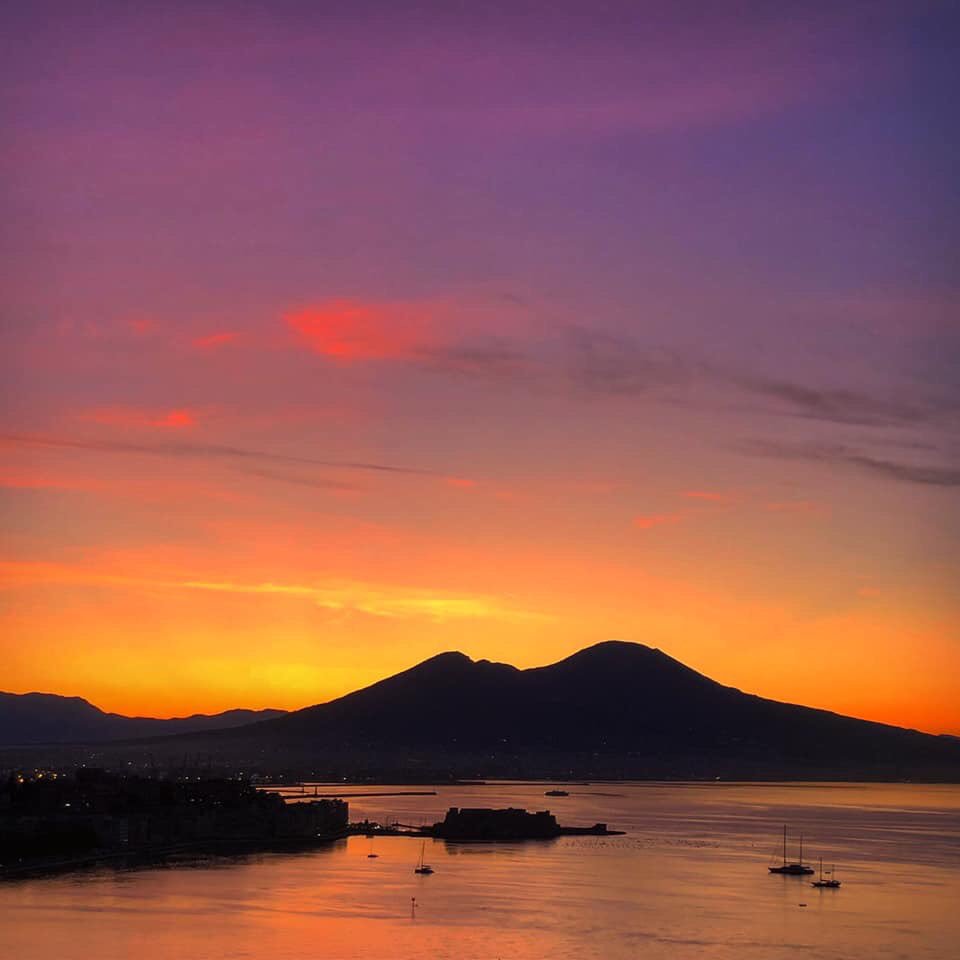 #sunrise from #Naples capital of the Mediterranean.