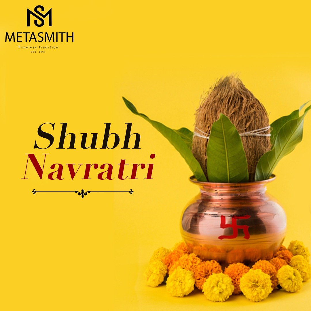 It's the time of festivities! Tell us how are your Navratras going in comments below! 
#HappyNavratras #Navratri #Metasmith #TimelessTradition #FestivalsOfIndia #FestiveTime