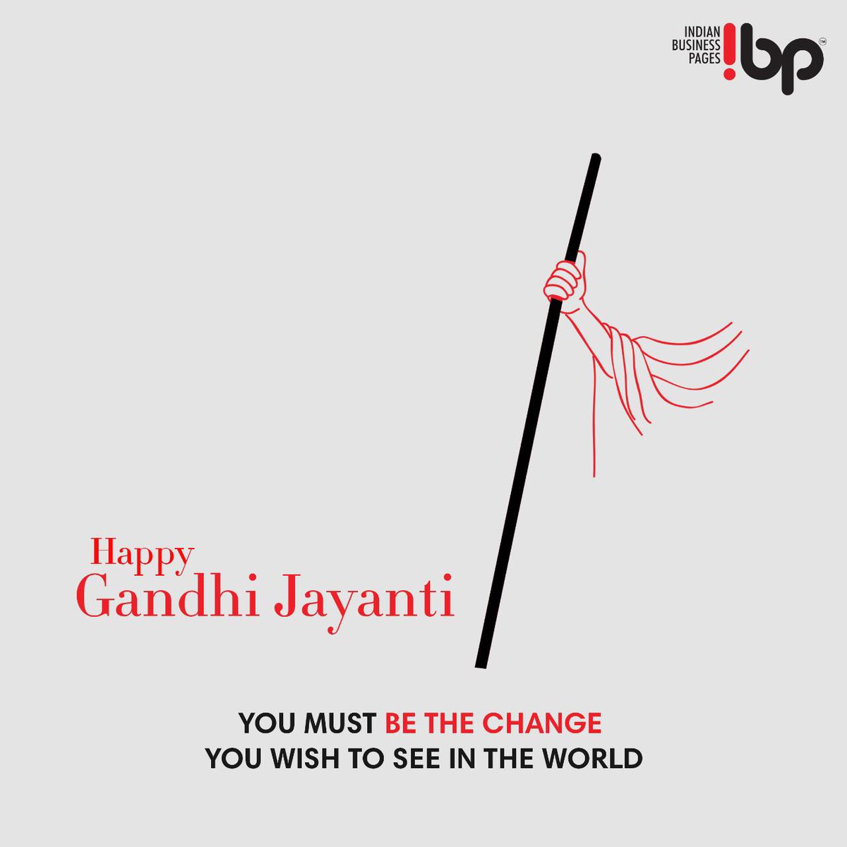 ibphubofficial's tweet photo. Team Ibp wishes you all a Happy Gandhi Jayanti.
“You must be the change you wish to see in the world” - Mahatma Gandhiji

#GandhiJayanti  #GandhiAt150 #MahatmaGandhi https://t.co/V9CB0yVYFG