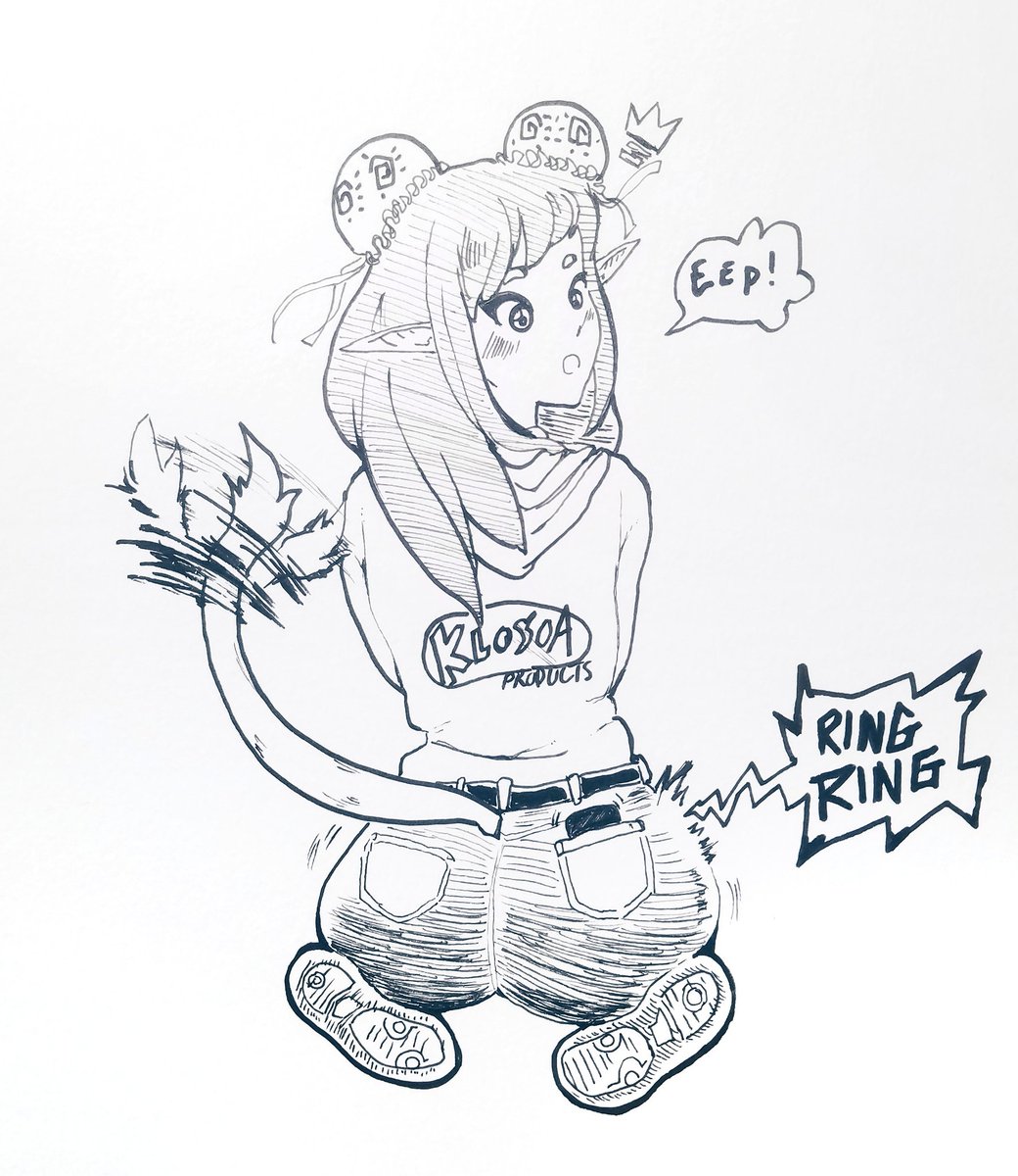 Starboy3027's tweet photo. I will attempt #Inktober2019 lol
Day 1-Ring
Is it from her favorite person!?!
#originalart #oc #Sokora #Hiyen #illustration https://t.co/h5RNYKyahO