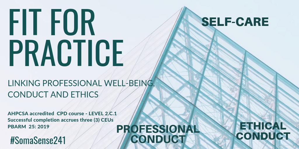 Professional well-being or career well-being, relates to our attitude to our chosen career. How good do we feel about our work?  For any professional in any field, our occupation is as much what we do as who we are #workplacewellbeing #FitForPractice #professionalwellbeing