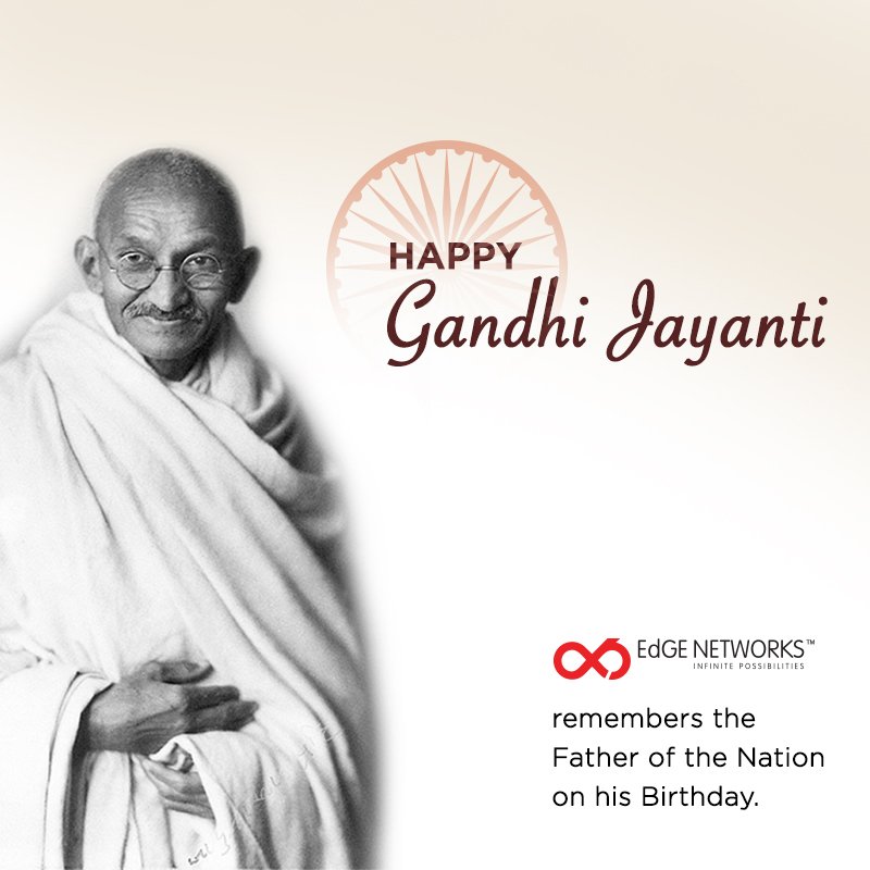 getedge_ai's tweet image. &quot;Freedom is not worth having if it does not include the freedom to make mistakes&quot; - Mohandas Karamchand Gandhi. 

The team at @EdGENet2day takes pride in celebrating the &apos;Mahatma&apos; and his accomplishments, on his 150th birth anniversary. 

#EdGENetworks #HRTech #Simplify