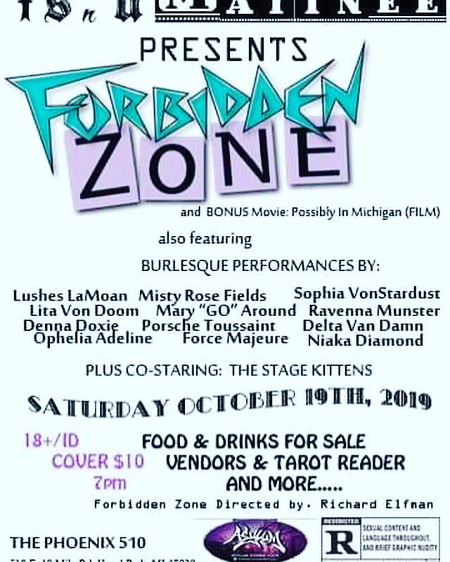 Litavondoom's tweet photo. Can’t wait to dip my feet into the Detroit burlesque scene!
#detroitburlesque #travelingshowgirl #michiganburlesque #sideshowlesque #comingtodetroit #performingismylife #ooingoboingo https://t.co/YsNJ5Astf8