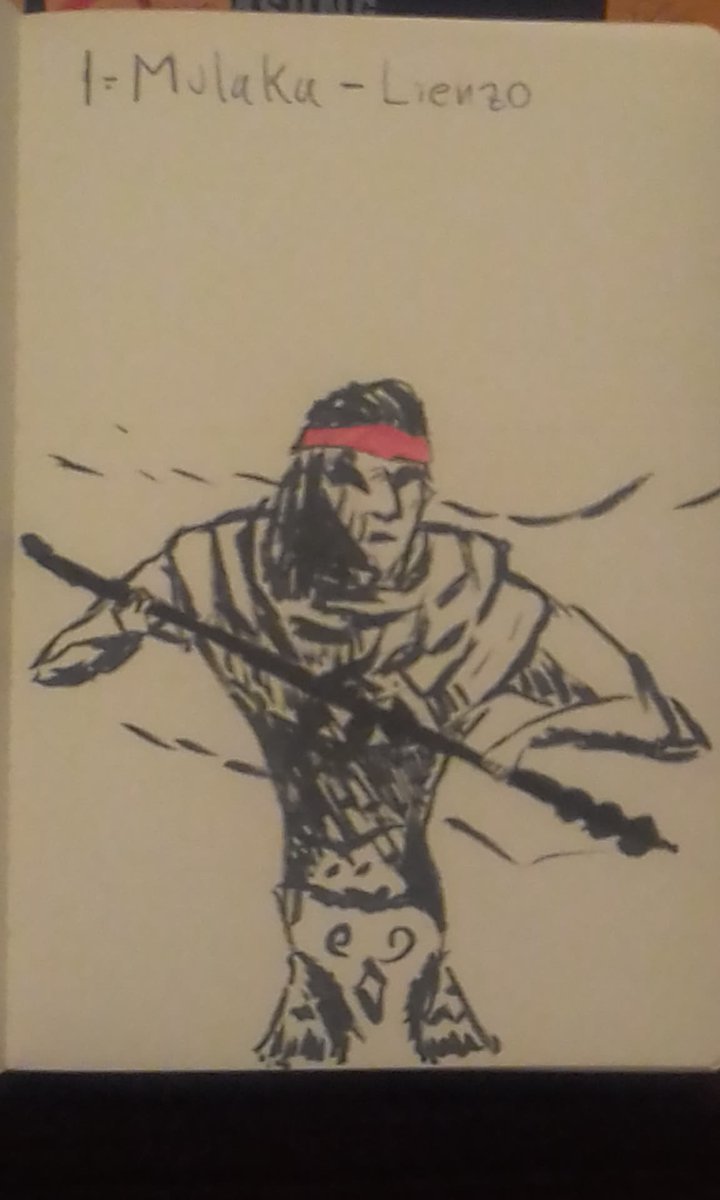 BenovskyGuerren's tweet photo. #inktober2019 #VideojuegosMexicanos #Mulaka #Lienzo #matrixcorestudio https://t.co/IMZpr64dvO