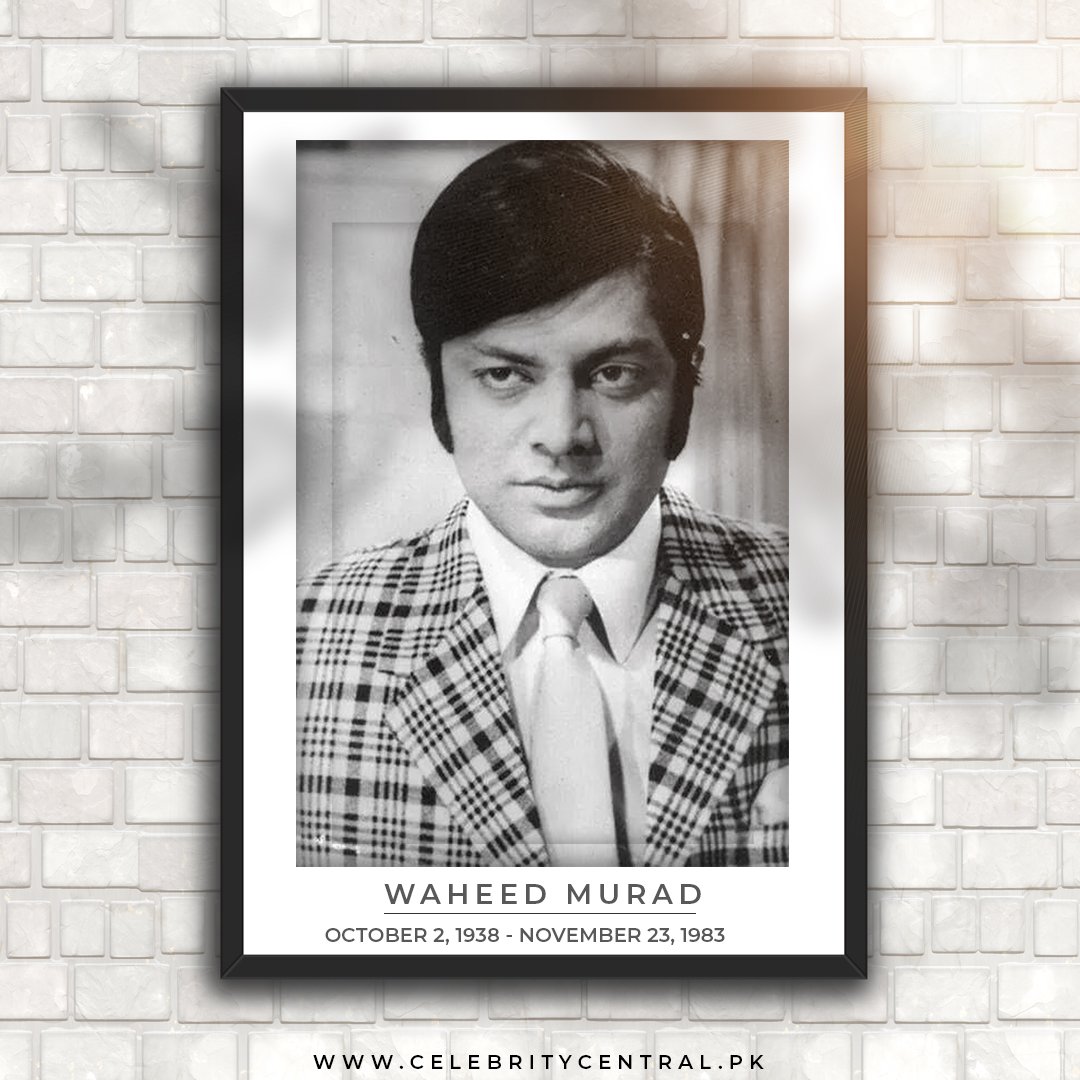 Celebcentralpk's tweet photo. Remembering #Pakistanโs #ChocolateHero #WaheedMurad on his 81โst birthday. He was the finest romantic hero who brought grace & style to the #Pakistani cinema.
#RIPWaheedMurad #Legend #Armaan #NaseebApnaApna #KoKoKorina #DilTumkoDeDiaHai #PakistaniCelebrities #CelebrityCentral https://t.co/smKEjzyu3c