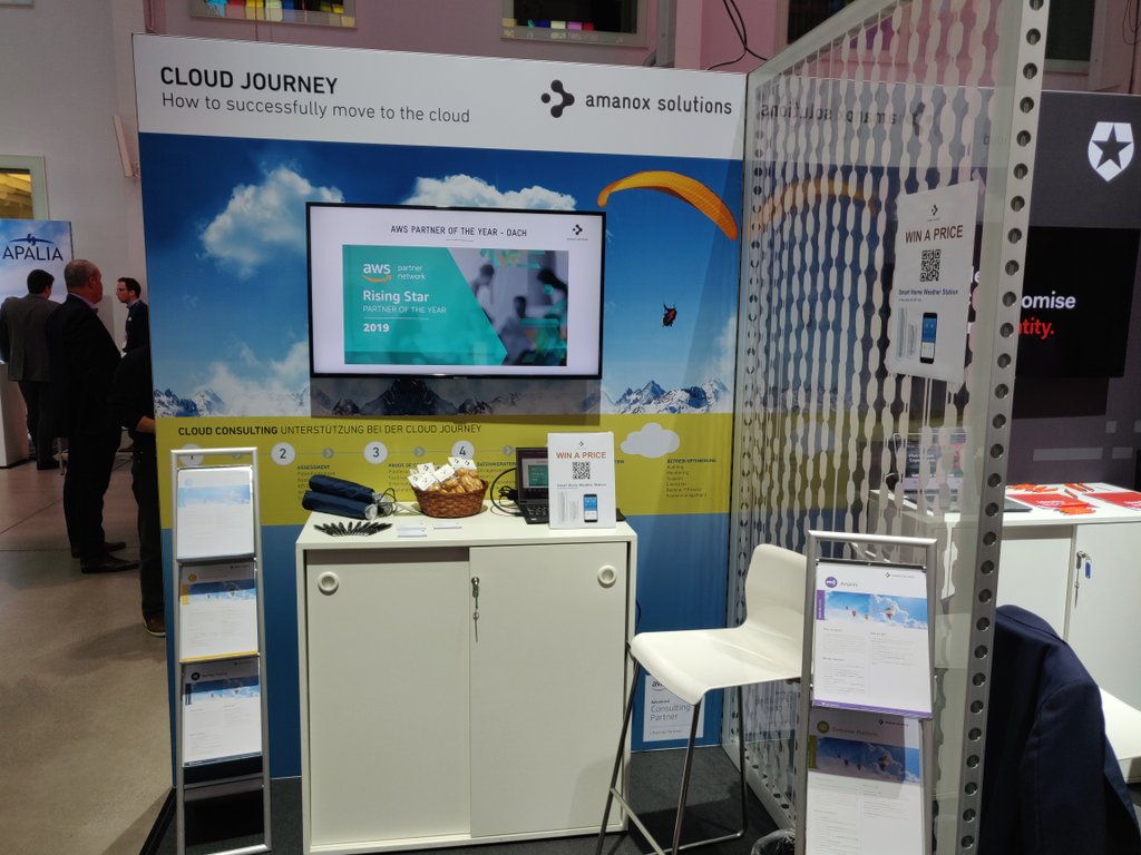 Join us @ AWS Summit Switzerland
#aws #AWSSummit <a href="/amanoxsolutions/">Axians Amanox AG</a>
