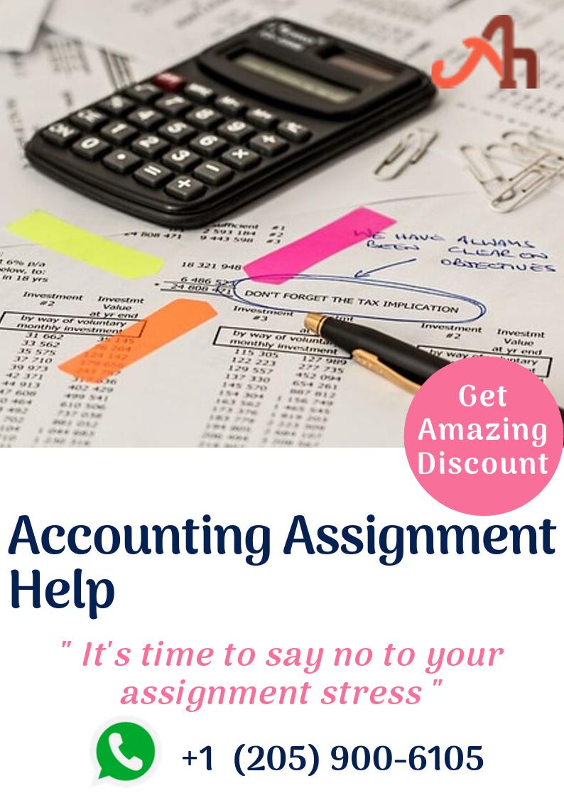 NeedAssignment's tweet image. Do you need help with your accounting assignment? Our accounting experts are here to help you 24*7 to provide you accurate assistance and yield you A+ grade.
#PerdiscoTestHelp #assignmenthelpcanda #AccountingSolution #OnlineAccountingHelp #AccountingProblems #CostAccounting