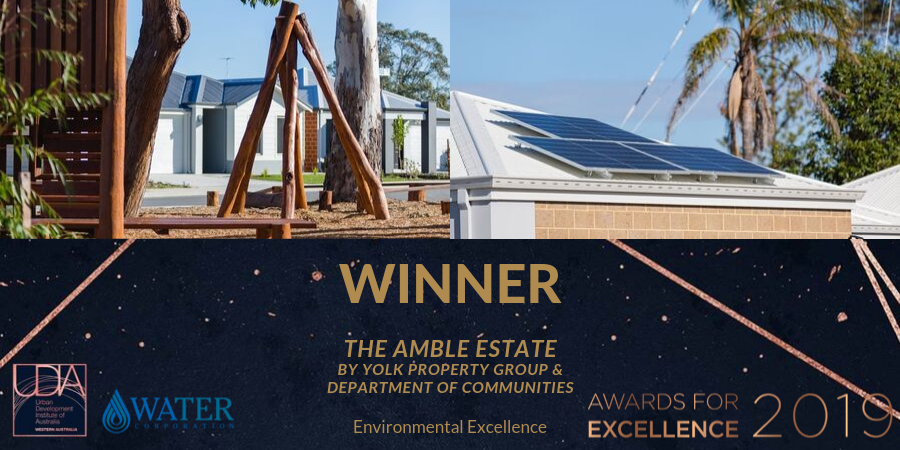 InfinitenergyAU's tweet photo. The Amble Estate featuring WA’s first green title residential #solarPPA has won two significant awards at the 2019 UDIA WA Awards for #Excellence (Environmental Excellence &amp; Excellence in Residential Development).
Congratulations to all those involved in this innovative trial! https://t.co/d3wmRdFTie