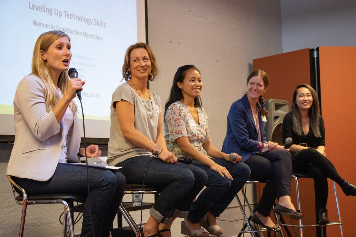 VDC_Luis's tweet photo. @pankowbuilders Pankow’s very own Margarett Buschkamp speaking at the WiOPS: Women in Construction Operations technology panel. The panel spoke on how embracing technology is continuously evolving construction practices and careers. #WiOPS #Pankow https://t.co/XgdnxEGEBD