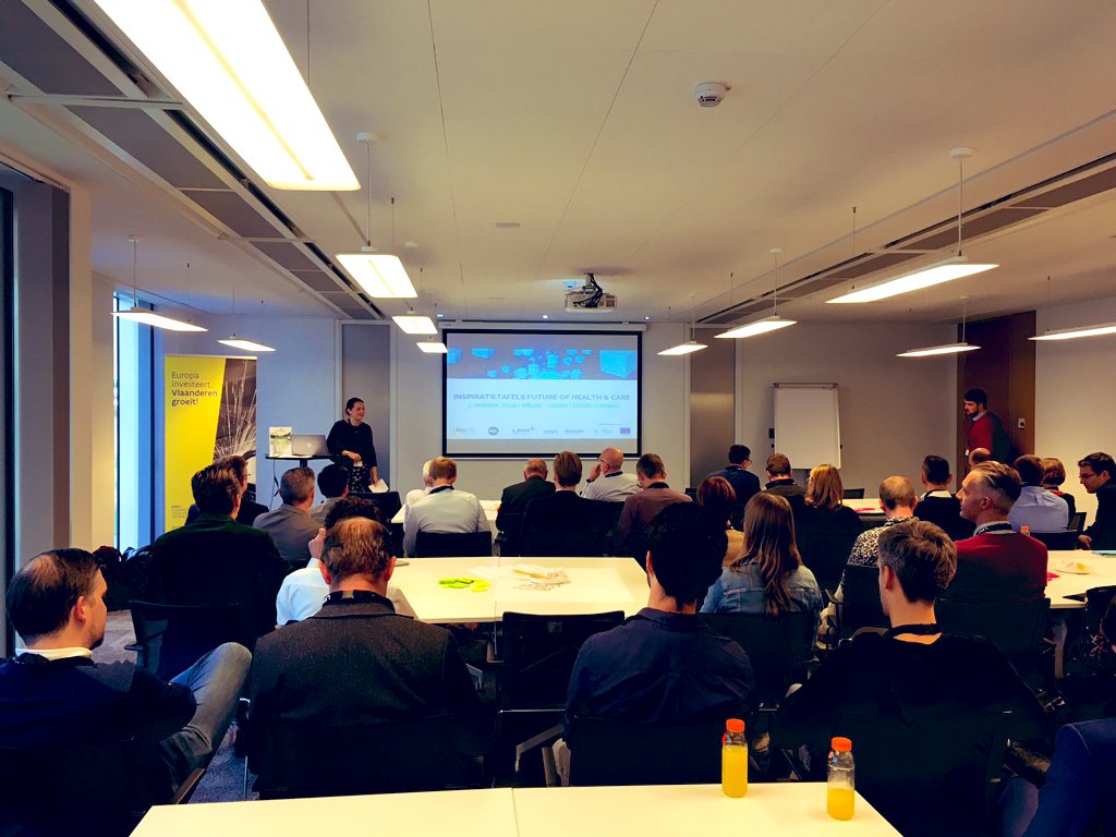 BioVille_'s tweet image. Vanochtend met stakeholders in #health en #care aan de slag, op zoek naar mogelijkheden van nieuwe technologieën in de sector #ai #blockchain #bigdata #wearables #iot #efro @DigitalHealthBE