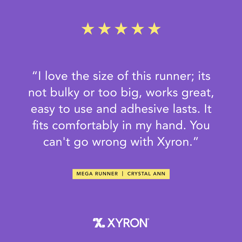 xyroninc's tweet photo. Nice review on the Xyron Mega Runner. 
#Customerreviews #customerreviews #xyron #xyronmegarunner #megarunner https://t.co/Jths1ls1nH