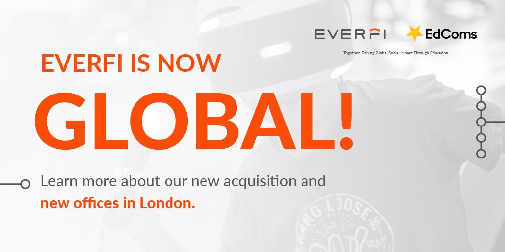 Breaking News! We’re excited to announce that EVERFI is now global with the acquisition of @EdComs, a U.K-based company specializing in education that drives social change. #EVERFIempowers

➡️ bit.ly/2n2E5Oq