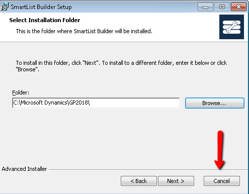 VictoriaYudin's tweet photo. This Cancel button switching places on the SmartList Builder install got me about half a dozen times this weekend. Just saying. 🙂
#MSDynGP
#SmartListBuilder
@eOneSolutions https://t.co/BsjmYvrmFv