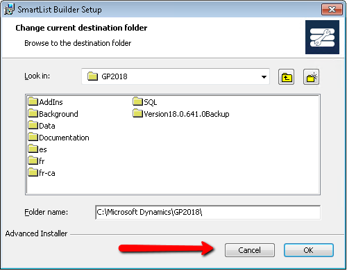 VictoriaYudin's tweet photo. This Cancel button switching places on the SmartList Builder install got me about half a dozen times this weekend. Just saying. 🙂
#MSDynGP
#SmartListBuilder
@eOneSolutions https://t.co/BsjmYvrmFv