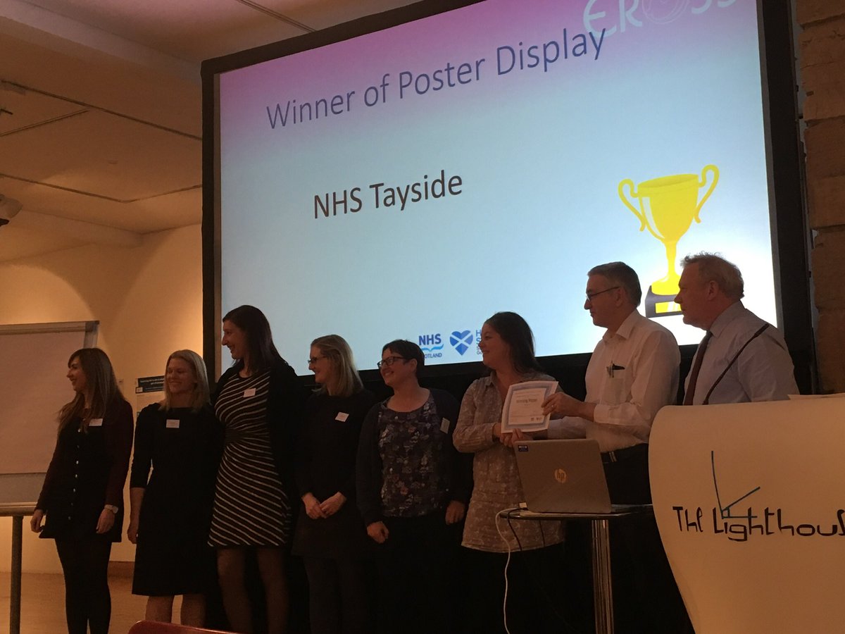 JamieNhs's tweet photo. Well done to the @NHSTayside team for a fabulous poster. Great example of using improvement methodology to make a real difference to mums and their babies after c section. #erosscot https://t.co/jtLvjKSKXi