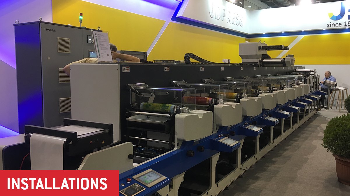 LabelsNLabeling's tweet photo. First-time exhibitor #JDPress launched its JDF 420/330 #flexo press at #Labelexpo Europe. The machine was sold during the show to #Sezam, a #Russian #labelconverter.
More on our website: https://t.co/pWLCfFRnHb
#LabelNews https://t.co/j154jg61Ji