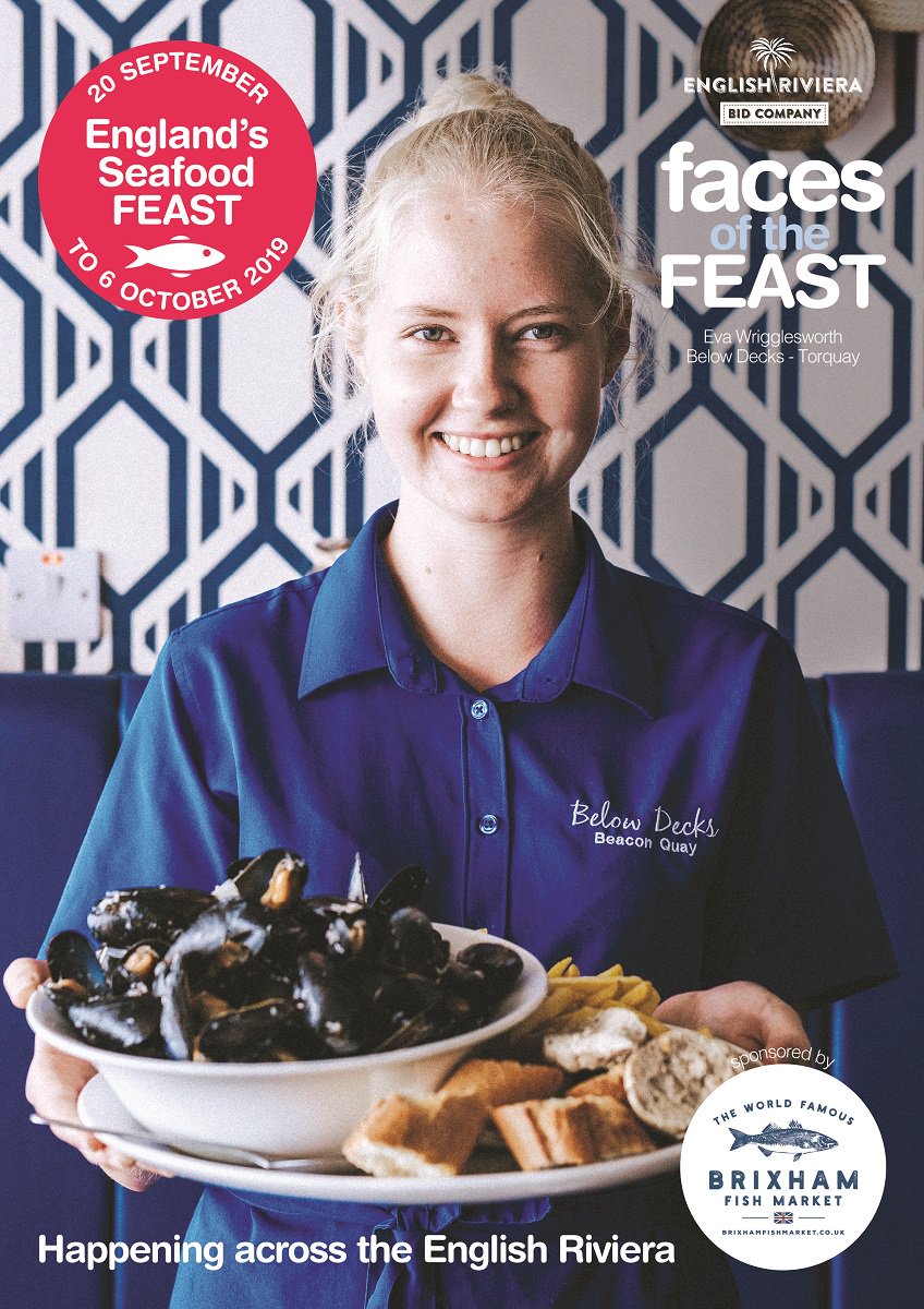 It’s time for our final ‘Face of the Feast’! Today, say hello to Eva Wrigglesworth, Chef-in-training and front-of-house at @BelowDecksTQ1 Head to our Facebook or Insta to read her story! #FacesOfTheFeast #EnglandsSeafoodFeast