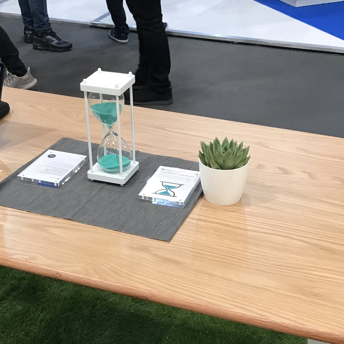 matthewabourne's tweet photo. Wow just seen these, a way of removing people from busy spaces... how simple and great! #Microsoft #MicrosoftFutureDecoded looking forward to getting them into #Heathrow office spaces soon. https://t.co/5b9yEFGKSs