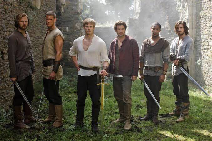 incorrectmerlin's tweet image. Boyband au