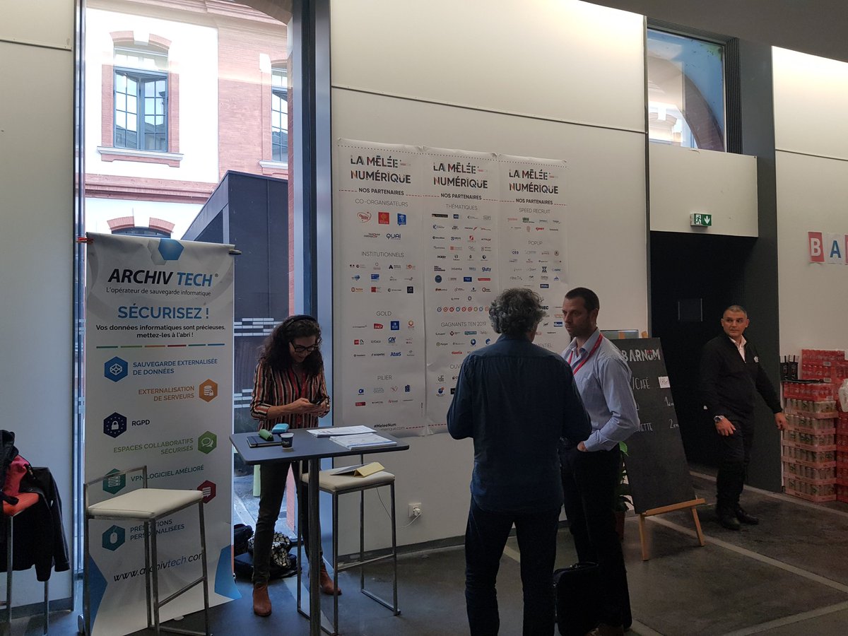 LaMeleeAdour's tweet photo. 3ème journée de la #MeleeNum avec nos membres Archiv Tech, Map Your Dream, Adhetec et @keematicSAS
#Toulouse #Occitanie #numérique #cybersécurité #data #IA https://t.co/ksanOBZ0XQ