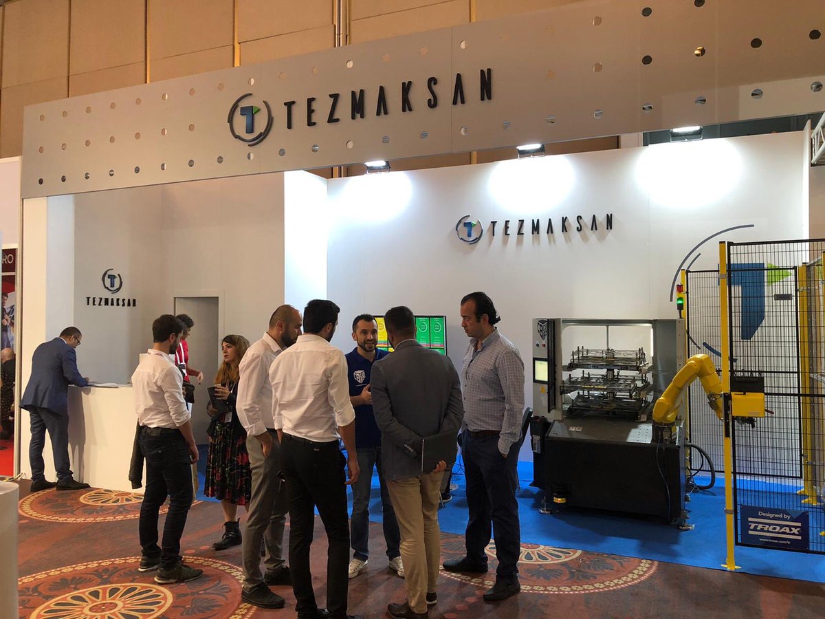 TezmaksanMakina's tweet photo. Yerli üretimlerimiz olan “CUBEBOX” ve "KAPASİTEMATİK" ile Robot Yatırımları Zirvesi ve Sergisi 2019 Fuarındayız.
H30 No'lu standımıza bekliyoruz.😇

#cubebox #yerliüretim #robot #robotyatirimlari #cnc #istabul #kapasitematik #analiz #cncyazilim #robotprogramlama https://t.co/z1o2SZkI5G