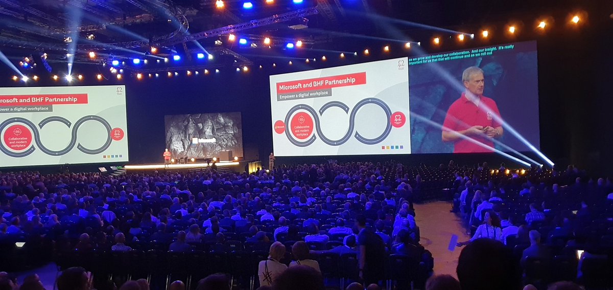Very impressed with Microsoft conference in London.