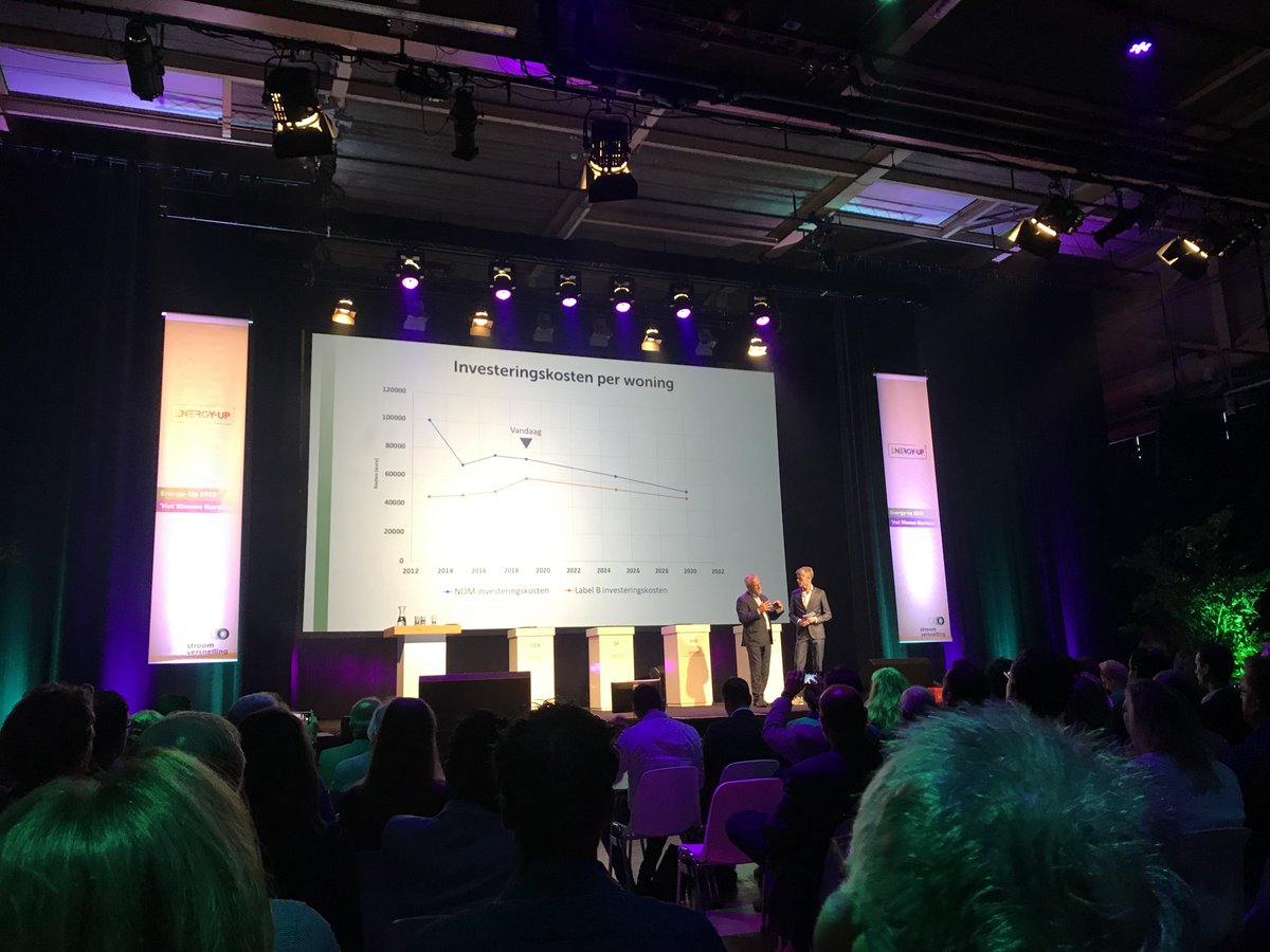 LiandaK's tweet photo. @leenvandijke toont op #eu19 #energyup van @STRMVRSNLLNG dat verschil tussen label B en NOM renovatie gemiddeld niet zo groot meer is. Bij langere looptijd is het nog kleiner. En nog zonder verschil in energie- en exploitatiekosten en gedoe mee te tellen. https://t.co/M6C74XGGHj