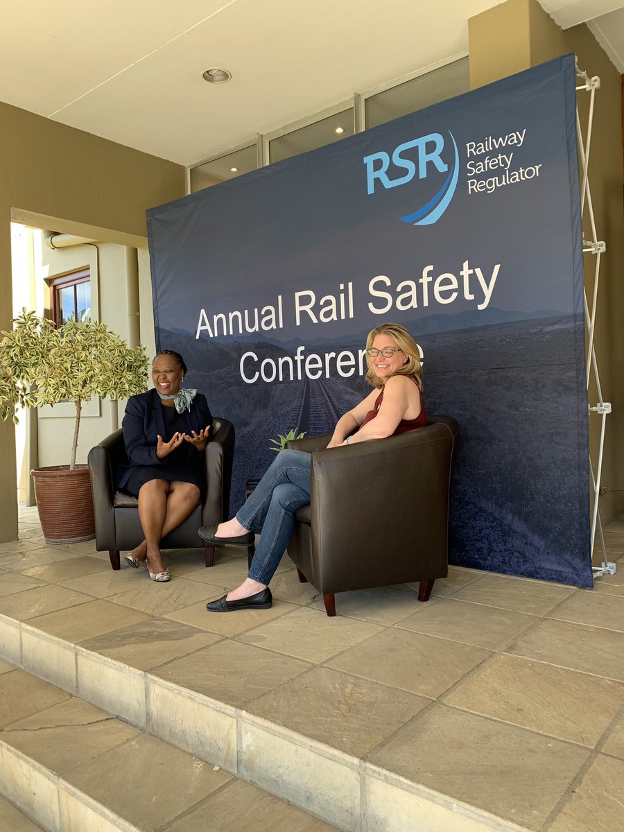 Rail_Safety's tweet photo. RSR Acting CEO, Ms Tshepo Kgare unpacking the strategic direction of the RSR...this is what we call leadership 👏🏾@DoTransport @MbalulaFikile @RailwaysAfrica #ARSC2019 https://t.co/HN6jr5lFfi