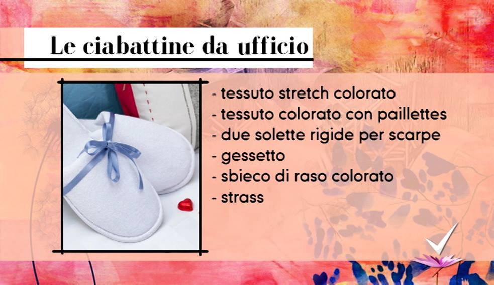 Per la tua comodità in ufficio realizza le ciabattine da scrivania con <a href="/EmanuelaTonioni/">Emanuela Tonioni</a> #dettofattorai #tutorial #cucitocreativo goo.gl/pWq2sS