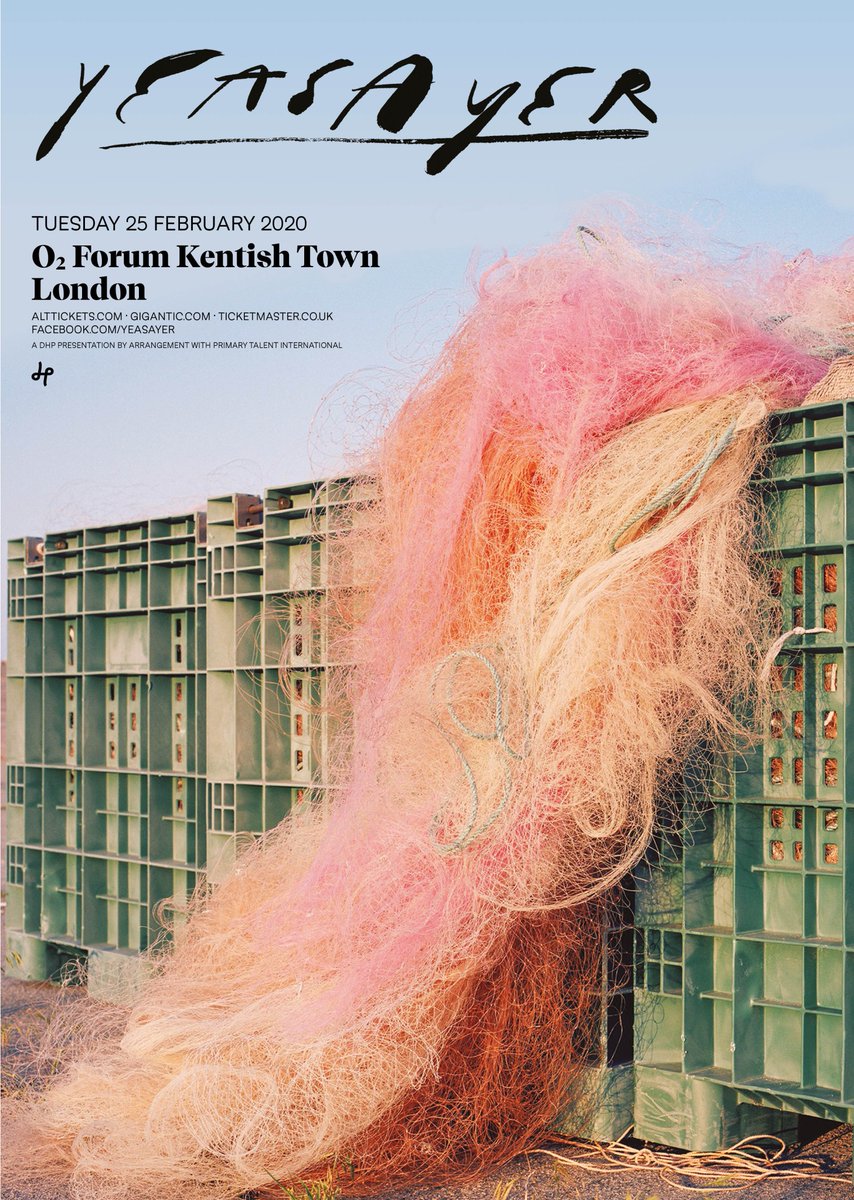 ONSALE/ After releasing their 5th album this summer, <a href="/Yeasayer/">Yeasayer</a> return to the capital in Feb to play London's <a href="/O2ForumKTown/">O2 Forum Kentish Town</a>! Tickets: bit.ly/2lcdXiW