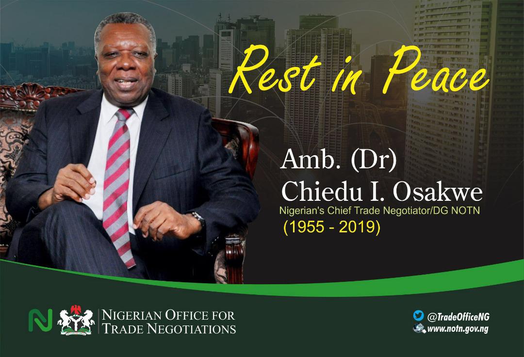 sandmba's tweet photo. Amb. (Dr) #Chiedu #Osakwe Rest in the Bosom and Comfort of the Lord our Creator!
@AfricaTradeLink @AfCfta @_AfricanUnion @AfricaBizLink @wto @TradeOfficeNG @watif_africa @TradeInvestNG @ForumAfcfta @AfCFTA_Kenya @WTODGAZEVEDO @ecowas_cedeao @wef @ITCnews @TradeLawCentre @AYUCorg https://t.co/xbDgGPZWey