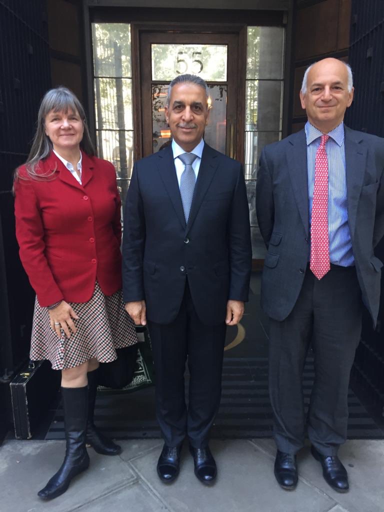 LawBookFacility's tweet photo. Delighted to meet with His Excellency the Chief Justice of Iraq, this morning.  Great discussions about rebuilding libraries in Baghdad and Mosul, creating links with UK law schools, and how the ILBF can assist.  @PaulLowenstein @kbccrossley https://t.co/zx4UKiOyDK