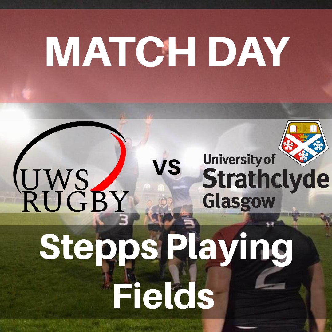 UWSRugbyClub's tweet photo. 🏉 IT'S MATCH DAY! 🏉

Join The West in the first game of the season! Details below ⬇️ 

🕑 14:00 K.O.
🚌 10am UWS Ayr
🚌 11am UWS Paisley 
📍 Stepps Playing Fields, G336ND
🏆 BUCS Scottish division 4A
🐦Twitter:@TeamUWSrugby

🔴⚪⚫

#UWSRugbyClub #WestIsBest https://t.co/PqqAL01MIg